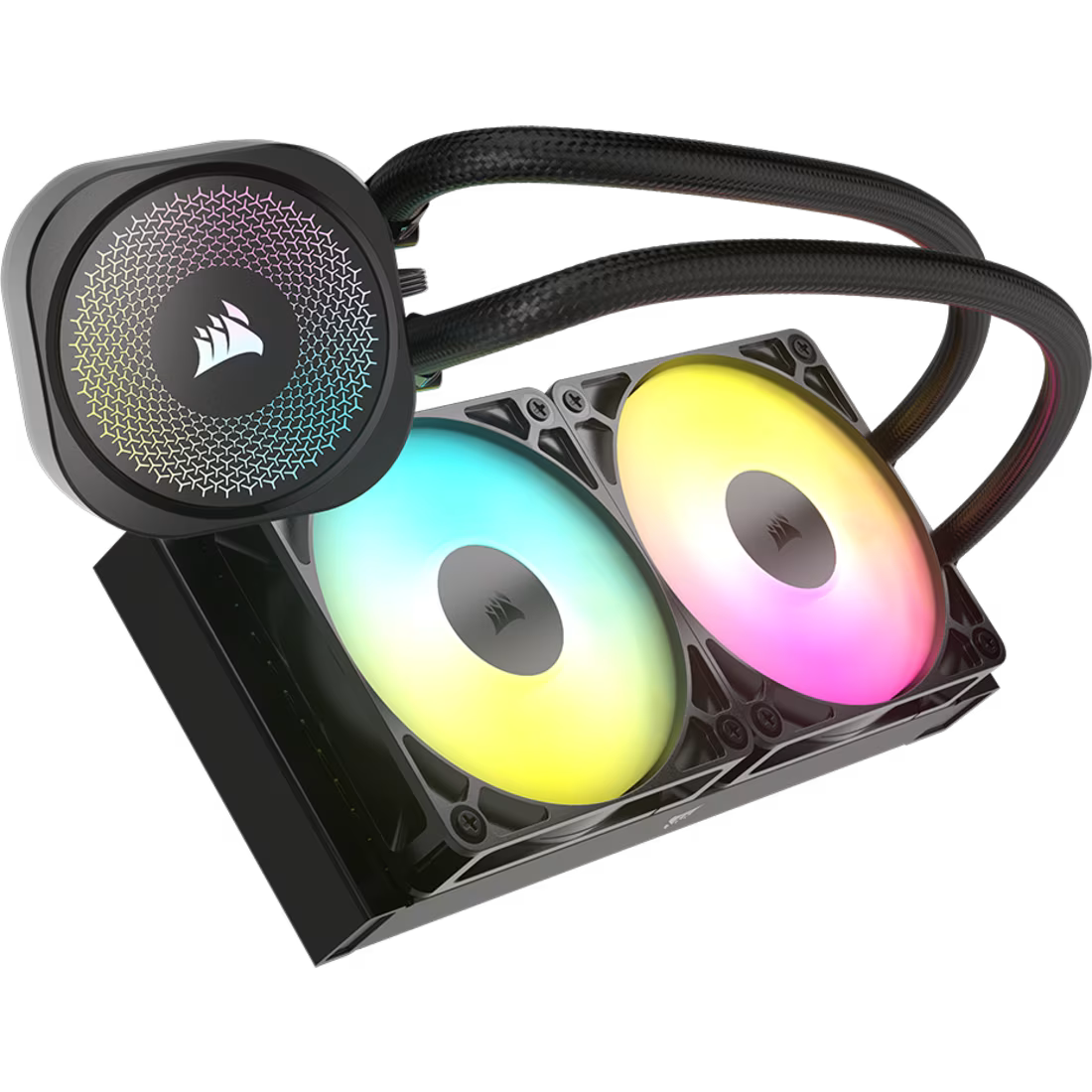 Corsair Nautilus RS ARGB AIO Liquid CPU Cooler — Black | 240mm / 360mm | Intel LGA1851/1700 / AMD AM5/AM4
