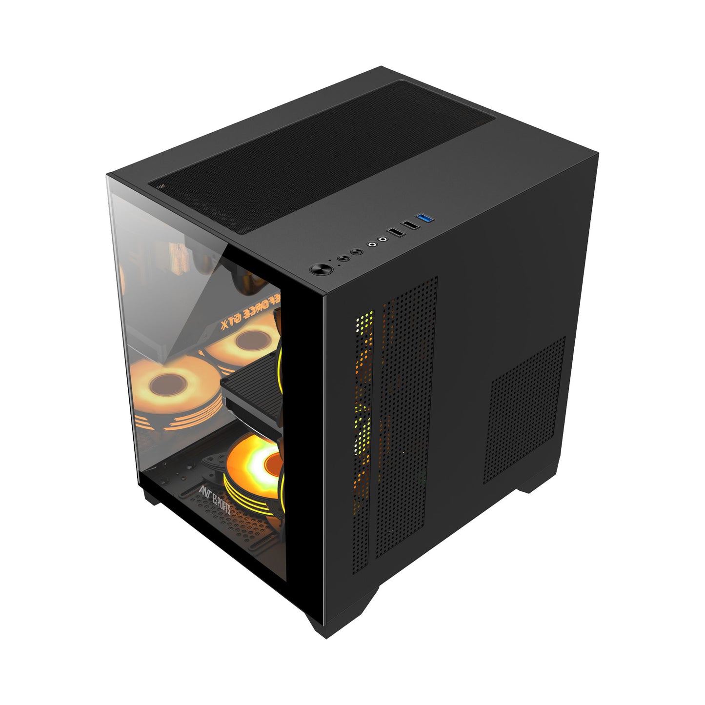 Ant Esports Crystal Z2 Mid-Tower / Micro-ATX / Mini-ITX Case