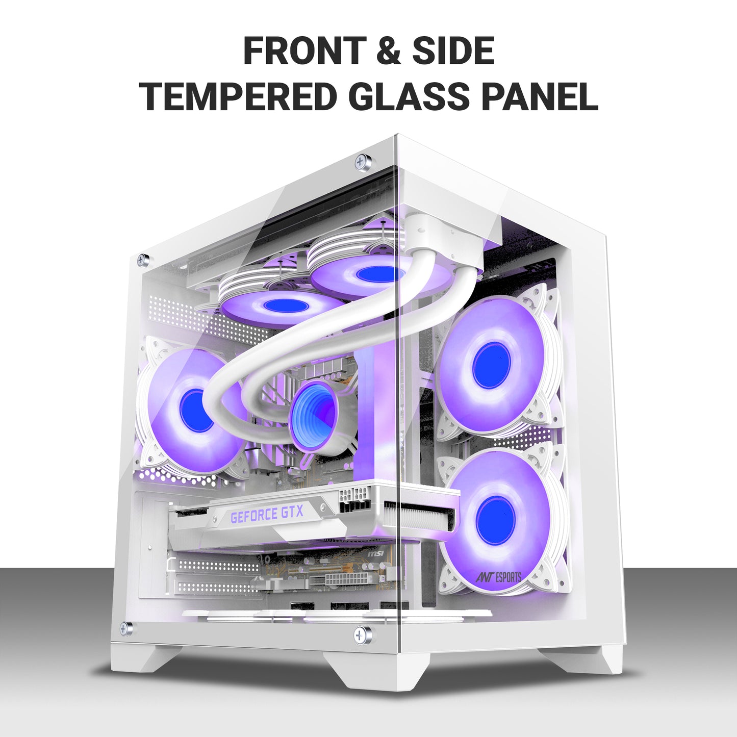 Ant Esports Crystal Z2 Mid-Tower / Micro-ATX / Mini-ITX Case