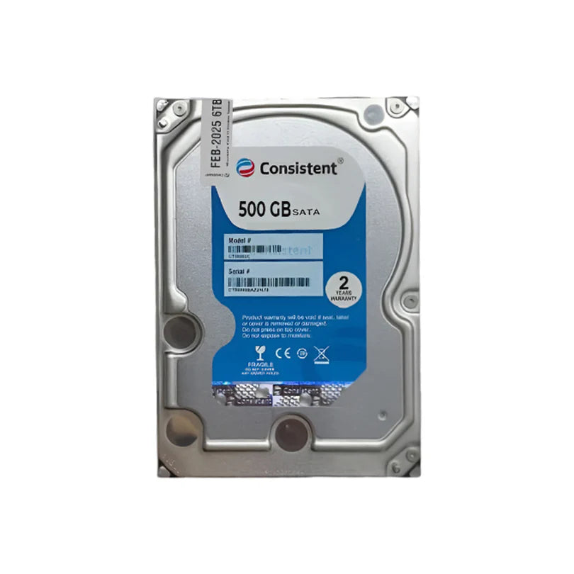 Consistent SATA Hard Drive (500Gb - 1Tb)