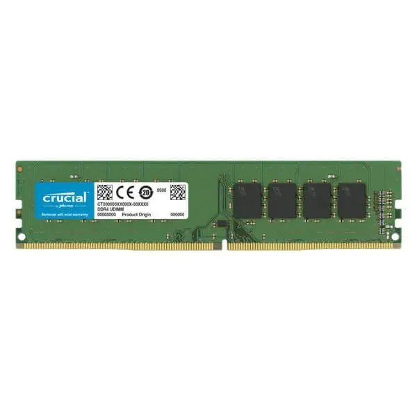 Crucial Basics 8GB DDR4-3200 U-DIMM Desktop Memory — CB8GU3200 | CL22 | 1.2V