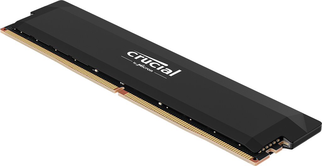 Crucial Pro DDR5 Desktop Memory OC Gaming Memory Black Edition