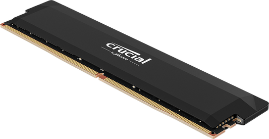 Crucial Pro DDR5 Desktop Memory OC Gaming Memory Black Edition