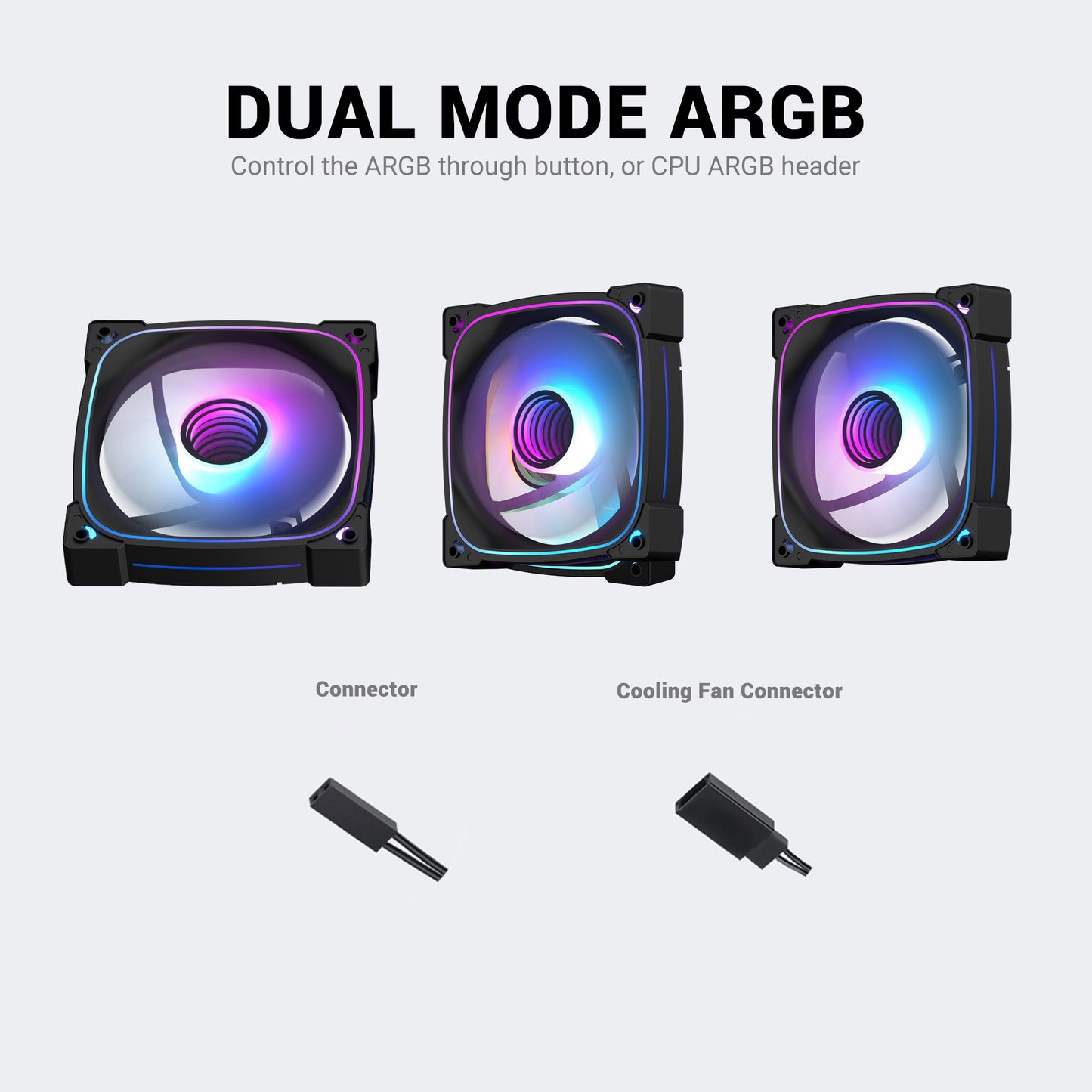Ant Esports Crystal X7 Pro Max Mid-Tower ATX / Micro-ATX / Mini-ITX Gaming Cabinet – Black (7× 120mm RGB Fans)