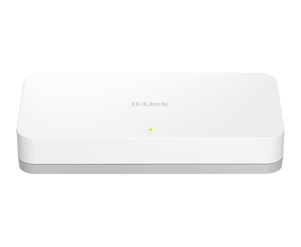 D-Link DGS-1008A 8-Port Gigabit Easy Desktop Switch — Fanless | D-Link Green | Unmanaged