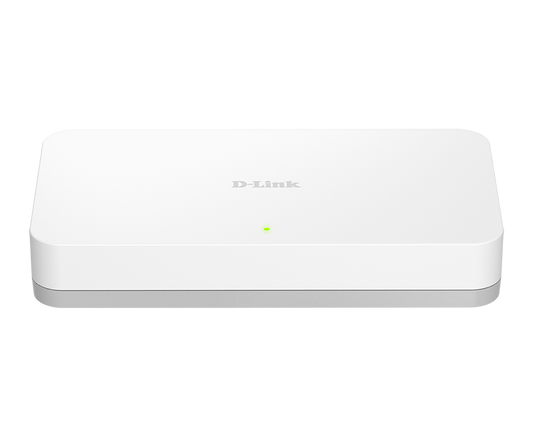 D-Link DGS-1008A 8-Port Gigabit Easy Desktop Switch — Fanless | D-Link Green | Unmanaged