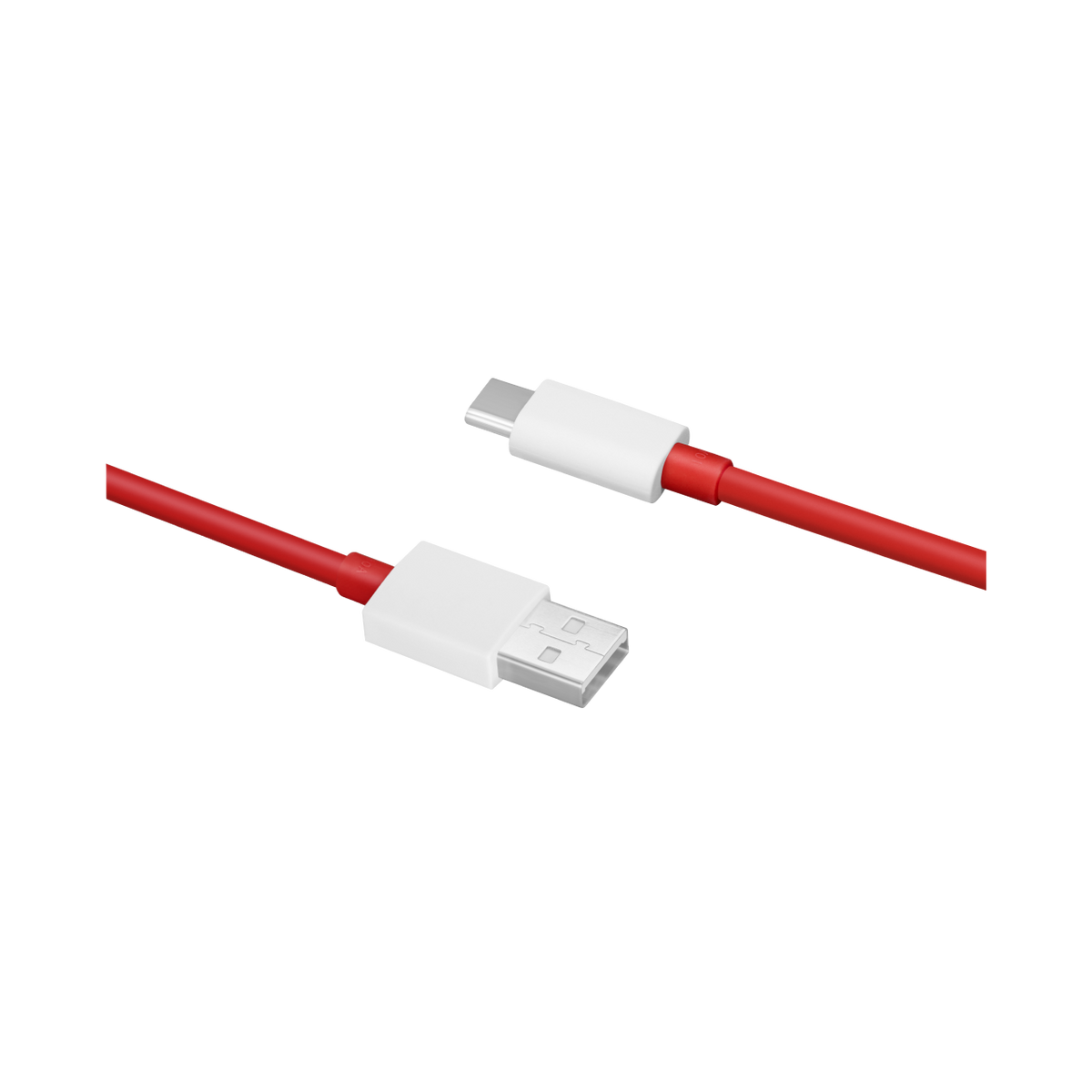OnePlus USB-A to Type-C Cable (DL129) — 10A SUPERVOOC Fast Charging | 480Mbps Data | TPE Build | Reversible USB-C | 100cm | 1-Year Warranty (Red)