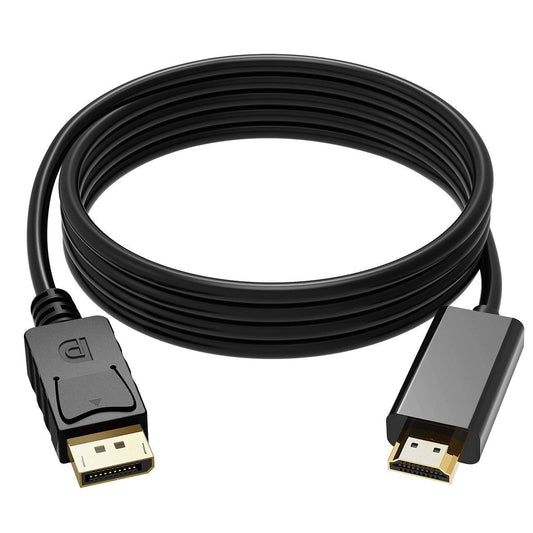 Ranz Display Port To HDMI Cable 1.8M 4k (Male To Male) (DP to HDMI)