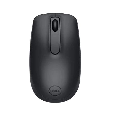 Dell WM118 Wireless Optical Mouse — 1000 DPI | 2.4GHz Nano Dongle | 18-Month Battery | Black (570-ABCC)