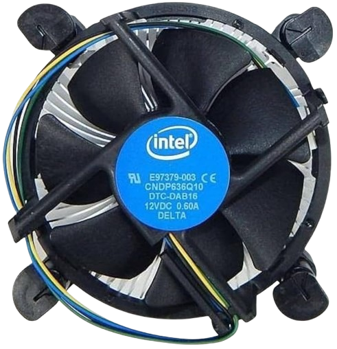 Intel E97379-003 CPU Cooler by Delta — For 2nd to 10th Gen Intel Core (LGA115x / LGA1200)