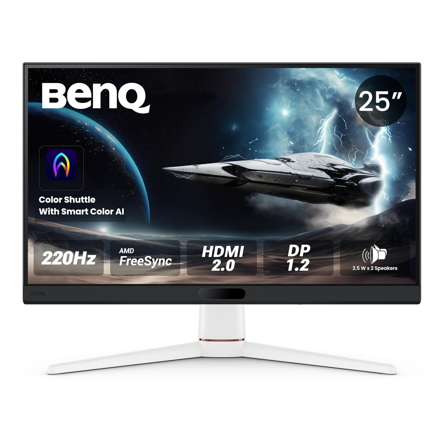 BenQ EX251｜25” 220Hz AI Powered PixSoul Gaming Monitor