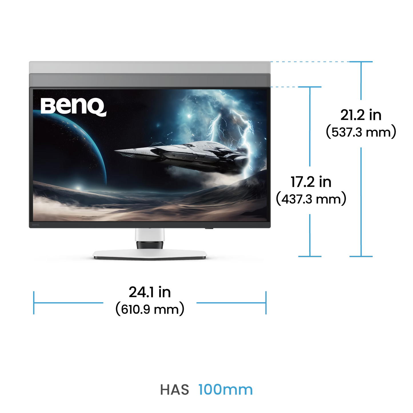 BenQ EX271UZ | 27” 4K 240Hz MOBIUZ OLED Gaming Monitor
