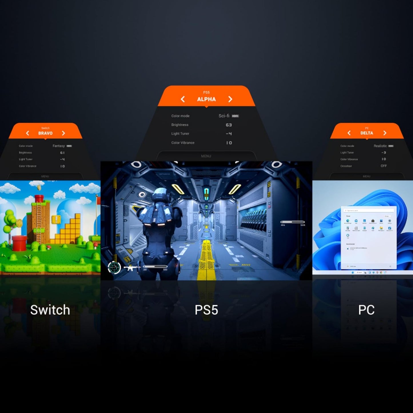 BenQ EX271U｜27” 165Hz 4K AI Powered PixSoul Gaming Monitor