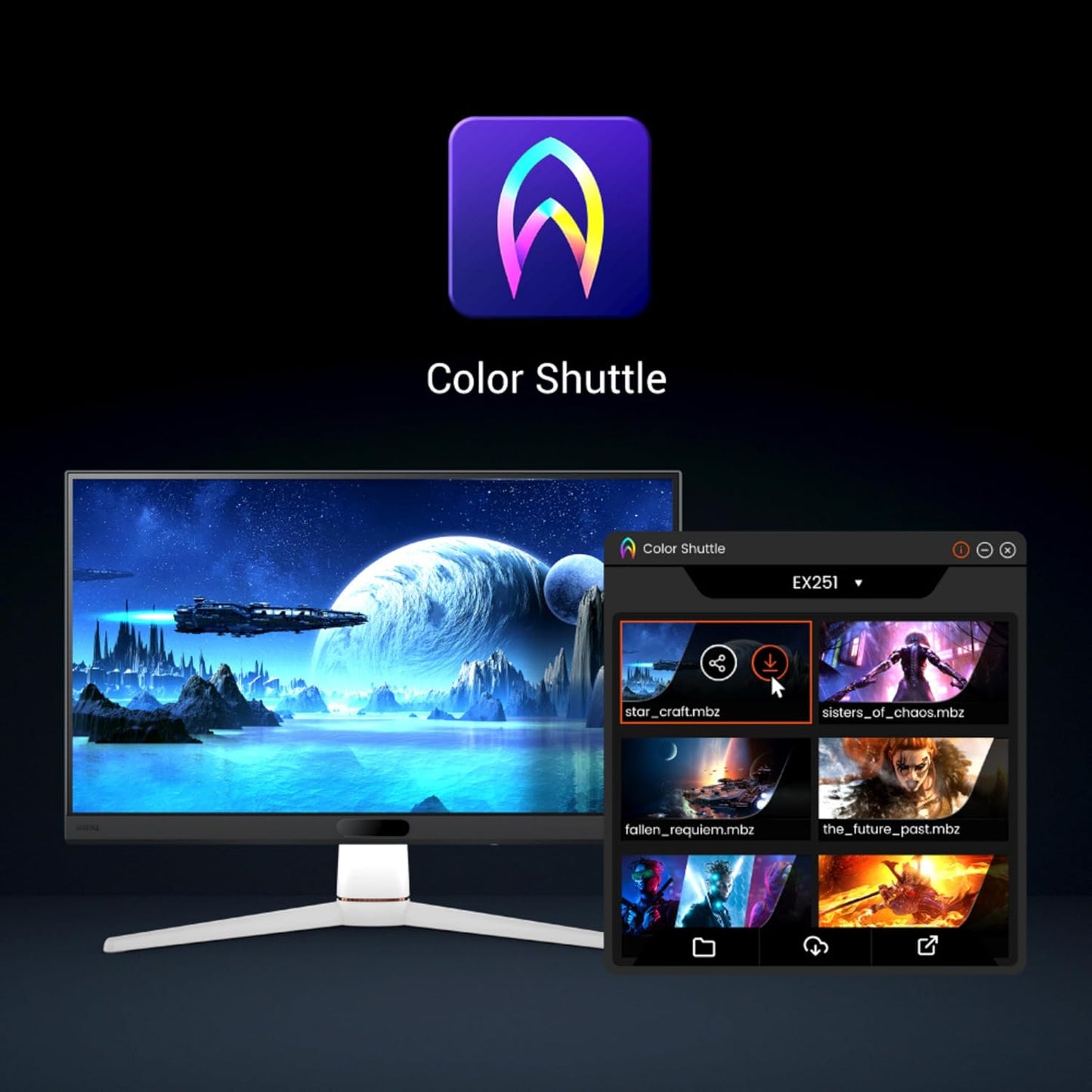 BenQ EX271｜27” 180Hz AI Powered PixSoul Gaming Monitor