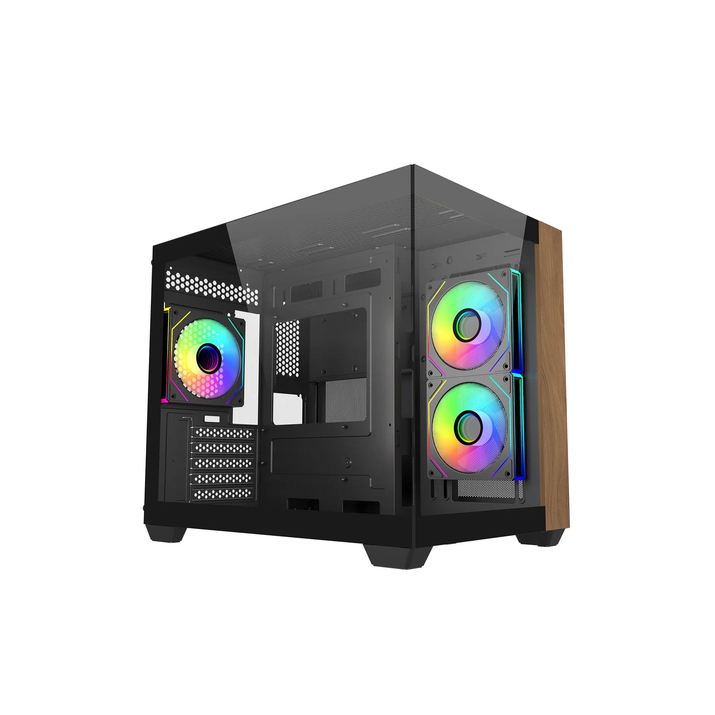 Cooler Master Elite 481 Wood Micro-ATX Mini-Tower Case