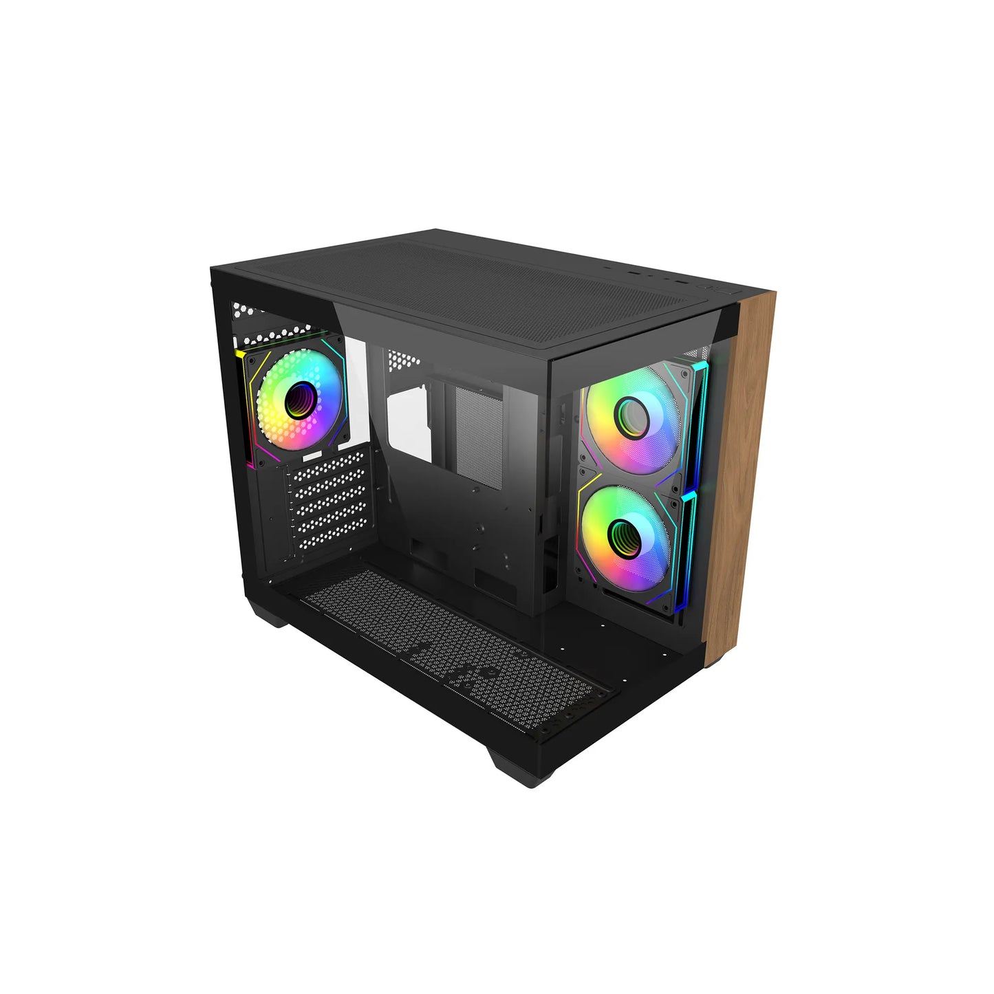 Cooler Master Elite 481 Wood Micro-ATX Mini-Tower Case