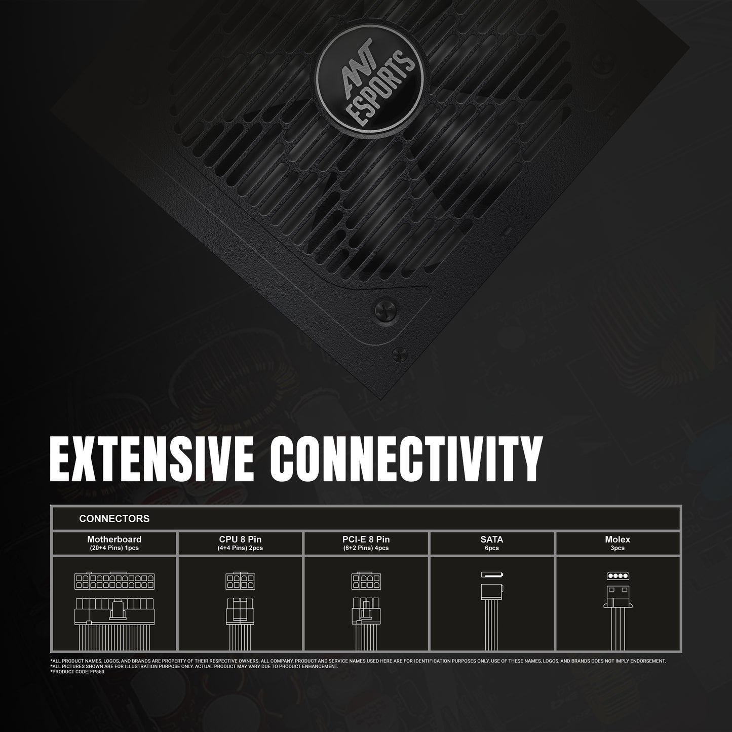 Ant Esports FG750 Power Supply