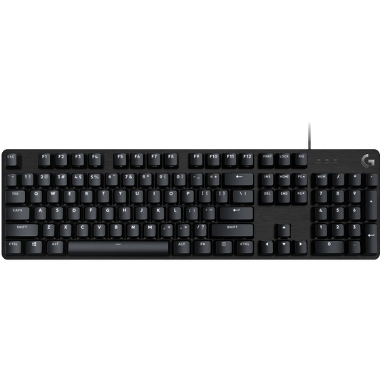 Logitech G413 SE Full-Size Mechanical Gaming Keyboard (920-010859) — GX Brown Tactile Switches | 50M Cycles | PBT Keycaps | Aluminium Top Case | White LED | 6KRO Anti-Ghosting | USB 2.0 | 1.8m Cable | 2-Year Warranty
