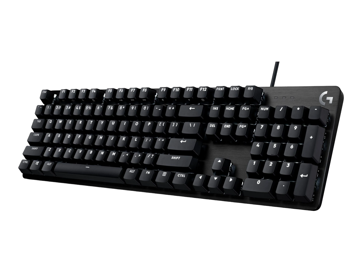 Logitech G413 SE Full-Size Mechanical Gaming Keyboard (920-010859) — GX Brown Tactile Switches | 50M Cycles | PBT Keycaps | Aluminium Top Case | White LED | 6KRO Anti-Ghosting | USB 2.0 | 1.8m Cable | 2-Year Warranty
