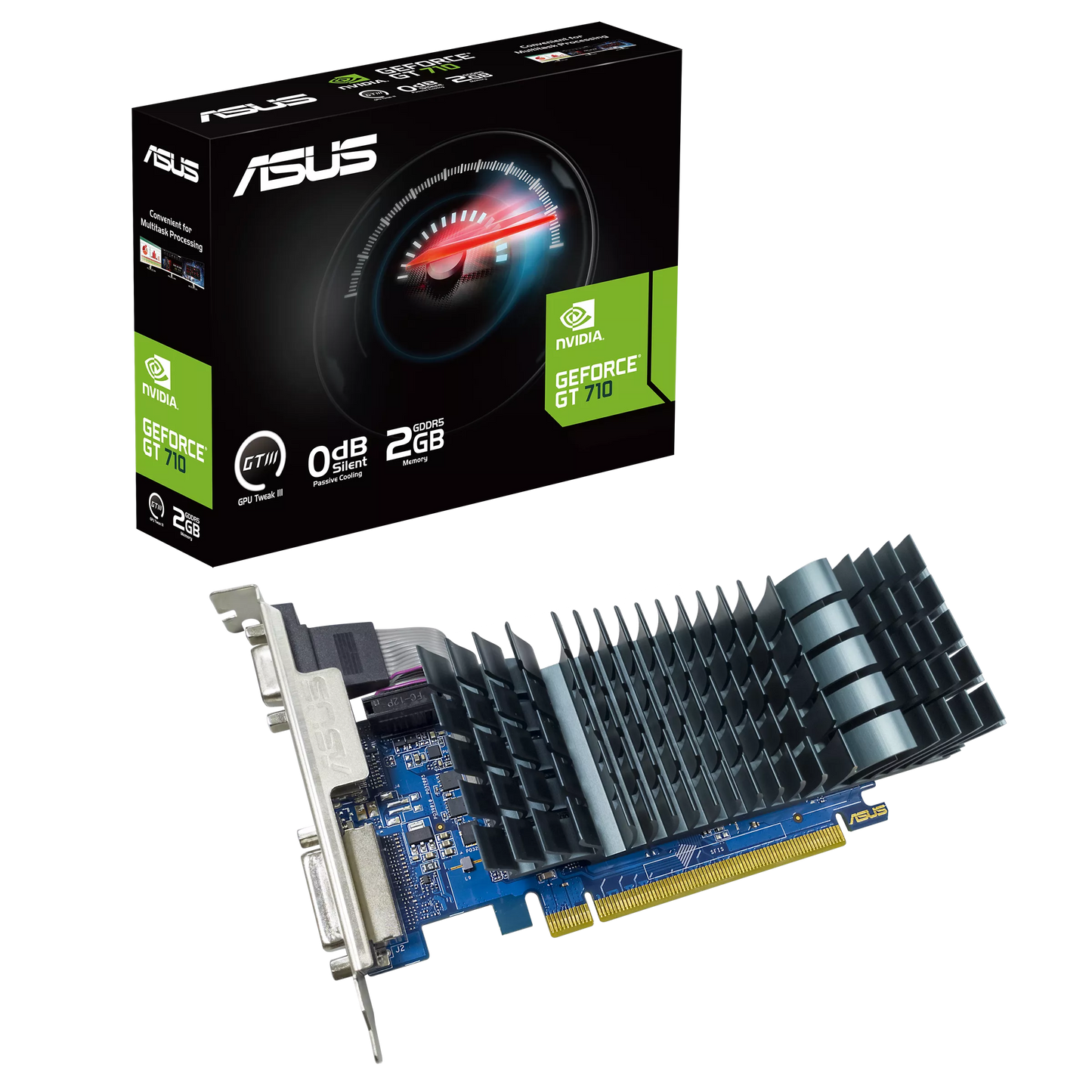 Asus GeForce GT 710 2GB GDDR5 EVO Graphics Card