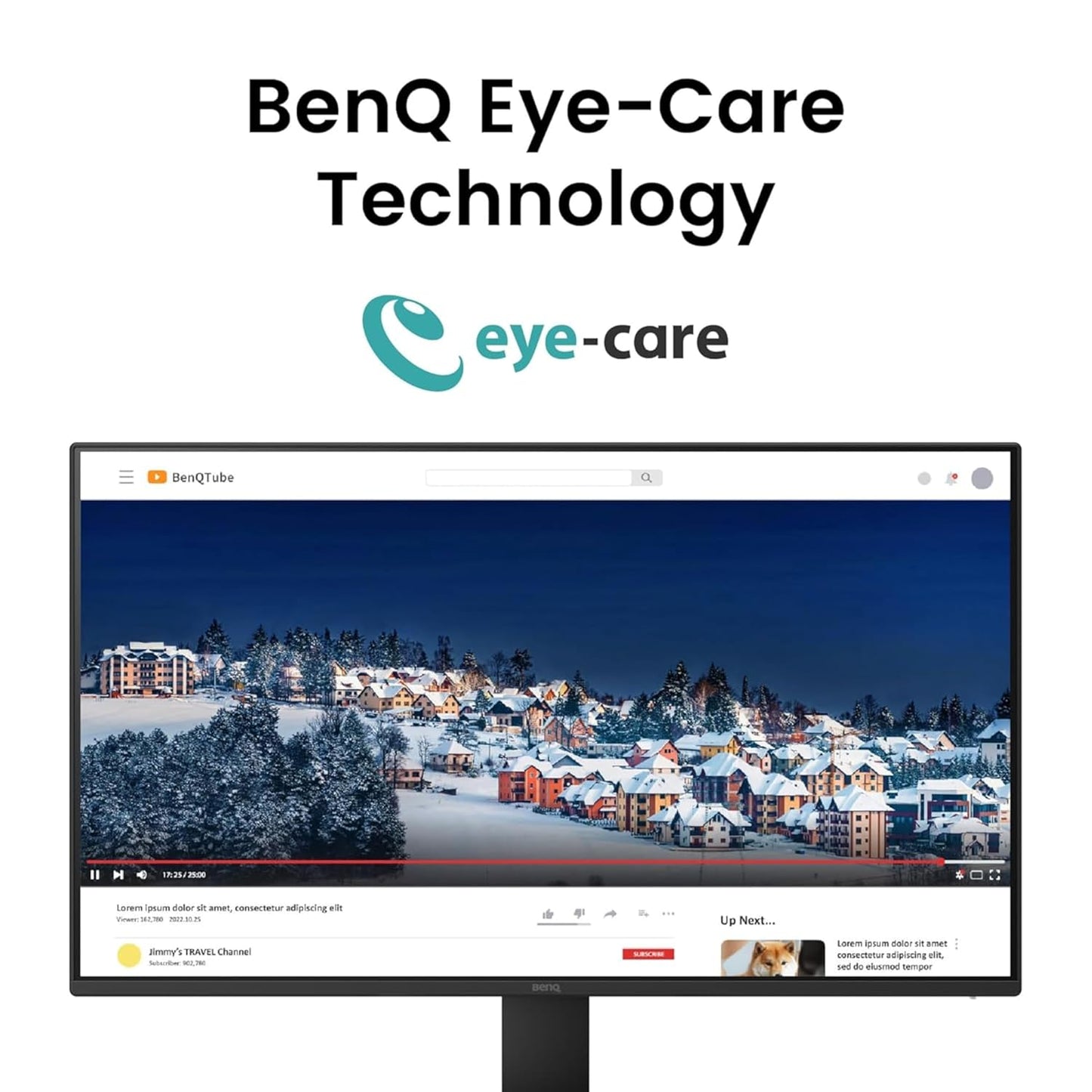 BenQ GW2491 I 23.8" FHD 100Hz Eye Care Monitor with 99% sRGB Color Excellence