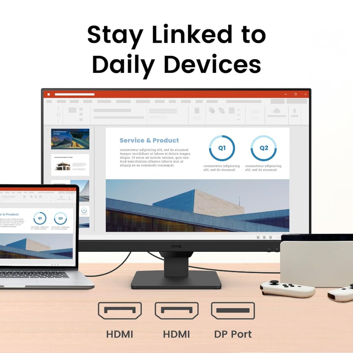 BenQ GW2790Q｜27" 2K 100Hz 99% sRGB Eye-Care Home Office Monitor