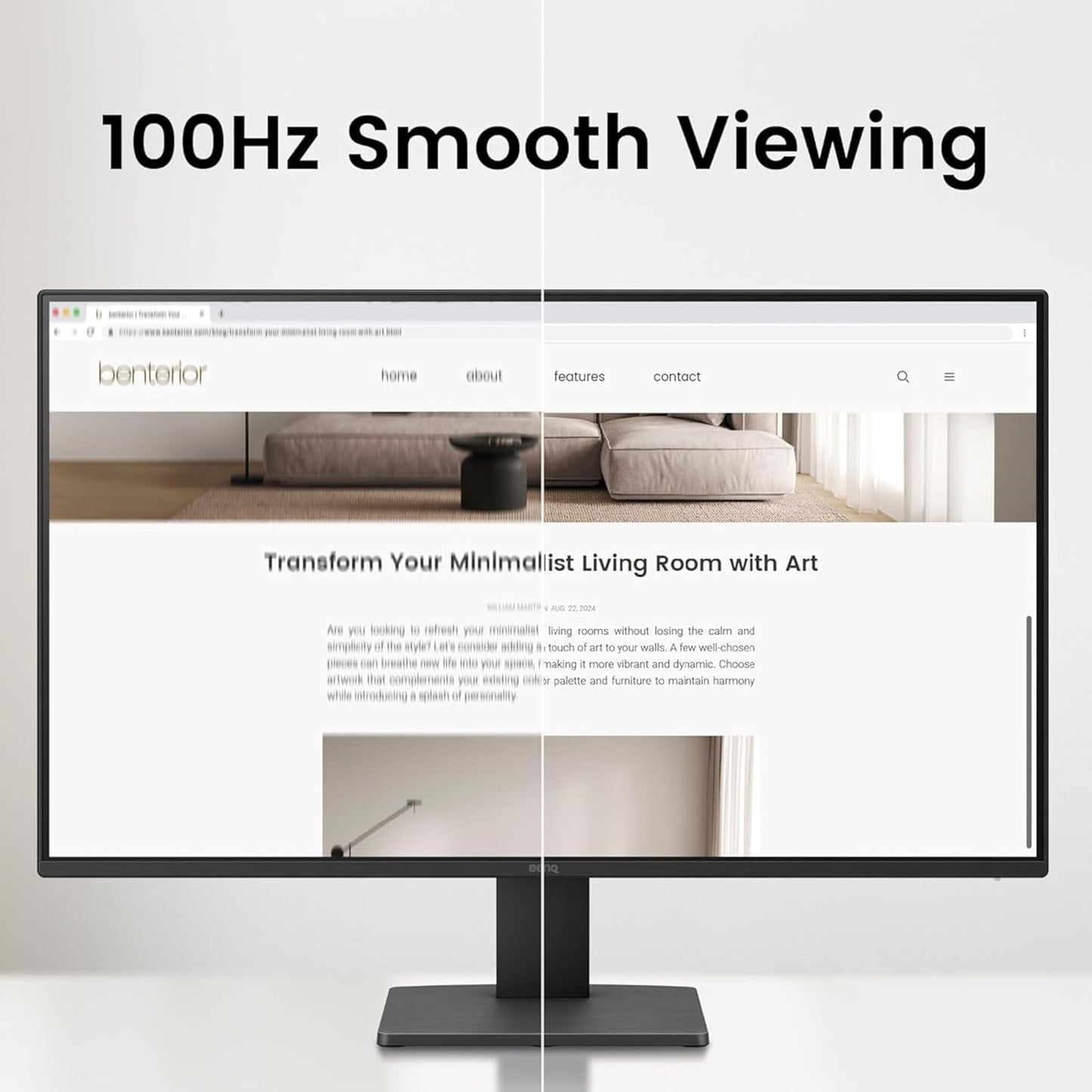 BenQ GW2791 I 27" FHD 100Hz Eye Care Monitor with 99% sRGB Color Excellence