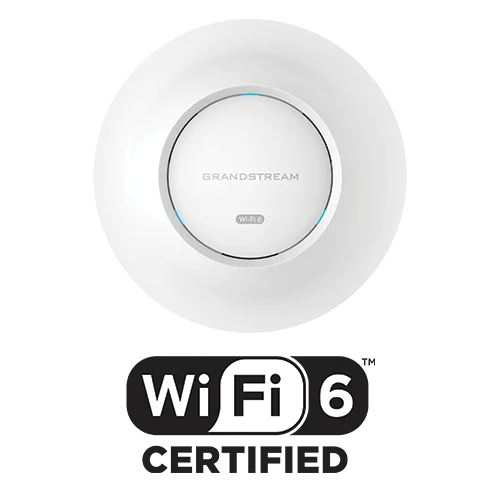 Grandstream GWN7664E AX6000 Wi-Fi 6 Enterprise Access Point — Indoor | Dual-Band | 512 Clients