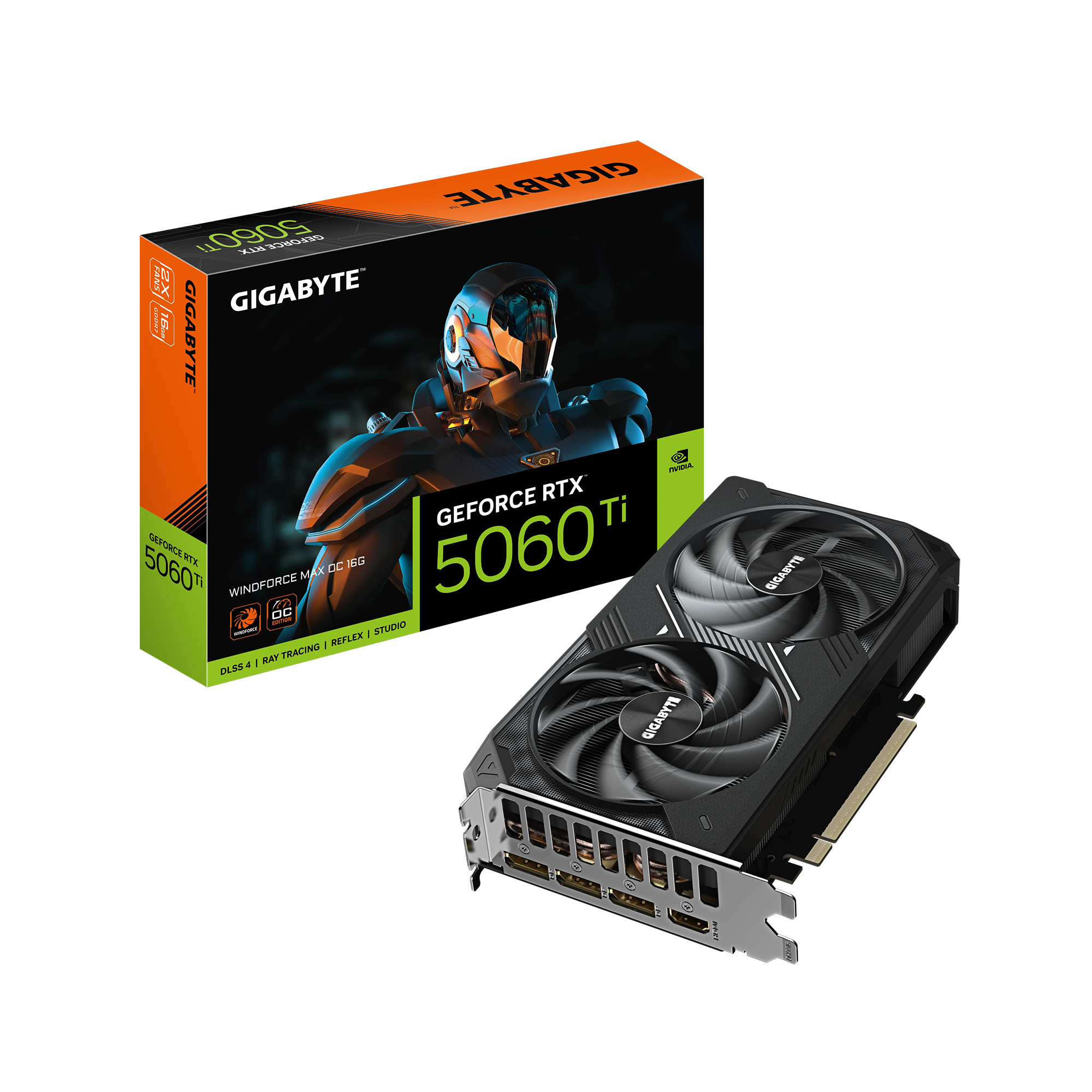 Gigabyte RTX 5060 Ti Windforce MAX OC 16GB Graphics Card