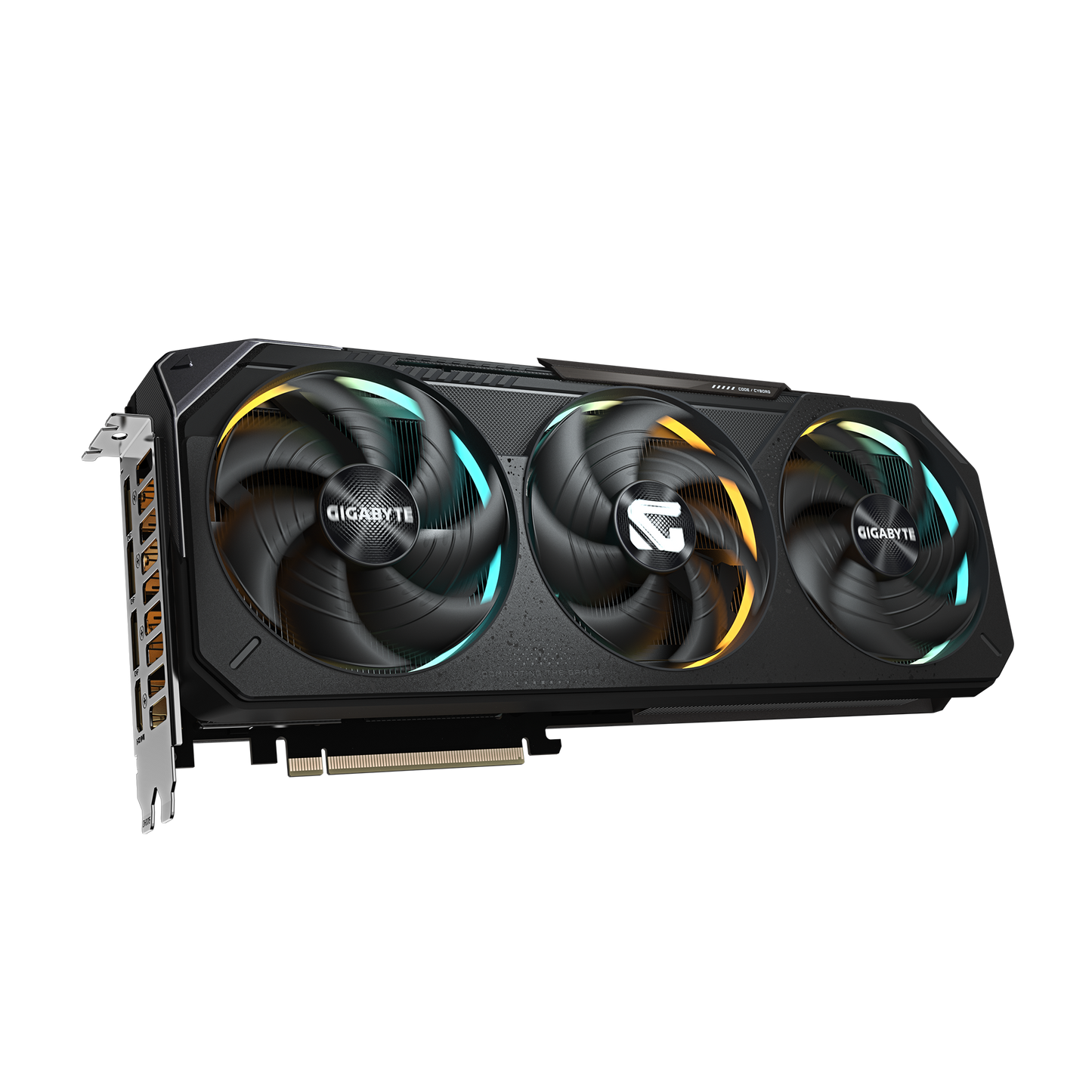 Reinforced Metal Backplate with Screen Cooling Vent on RTX 5070 Gaming OC
