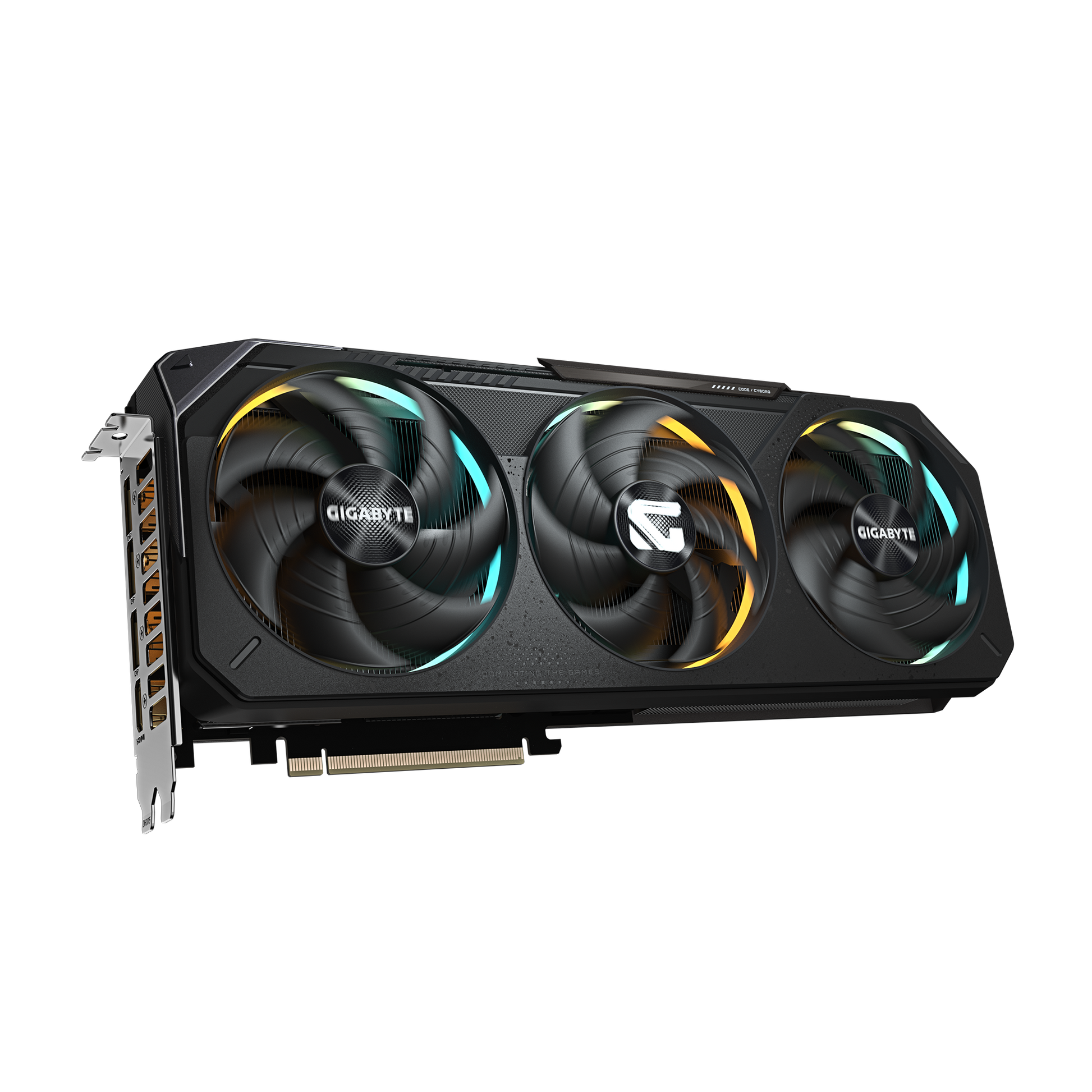 Reinforced Metal Backplate with Screen Cooling Vent on RTX 5070 Gaming OC
