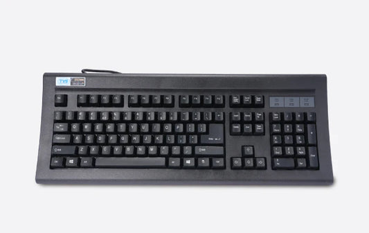 TVS Electronics Gold Prime USB-A Wired Mechanical Keyboard — 104 Keys | Dustproof | 50M Keystrokes | Black