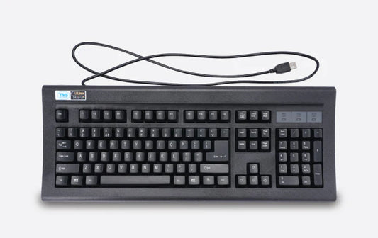 TVS Electronics Gold Prime USB-A Wired Mechanical Keyboard — 104 Keys | Dustproof | 50M Keystrokes | Black