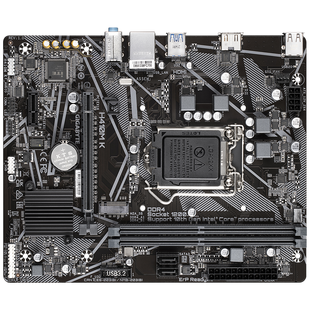 Gigabyte H410M K Motherboard