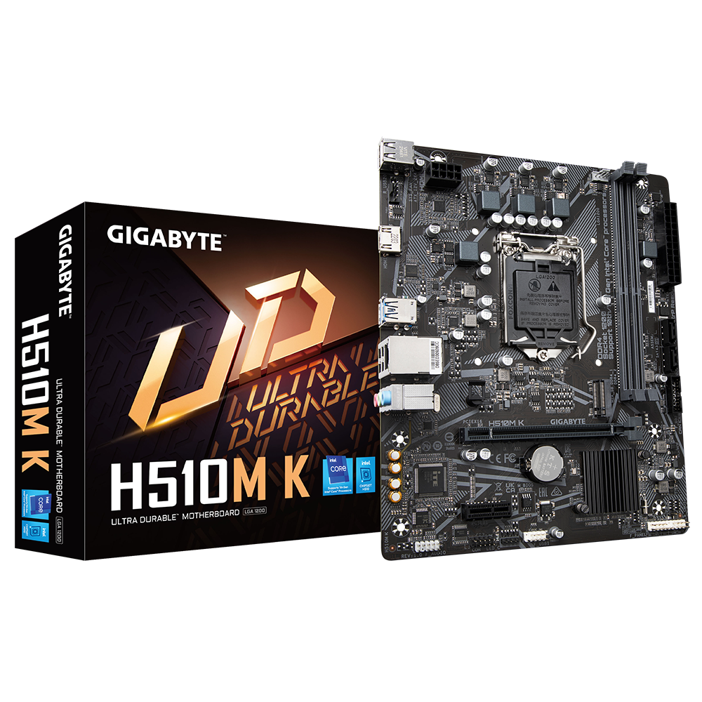 Gigabyte H510M K Motherboard with Intel LGA1200 socket