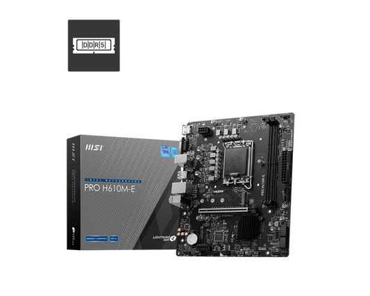 MSI Pro H610M-E DDR5 Motherboard