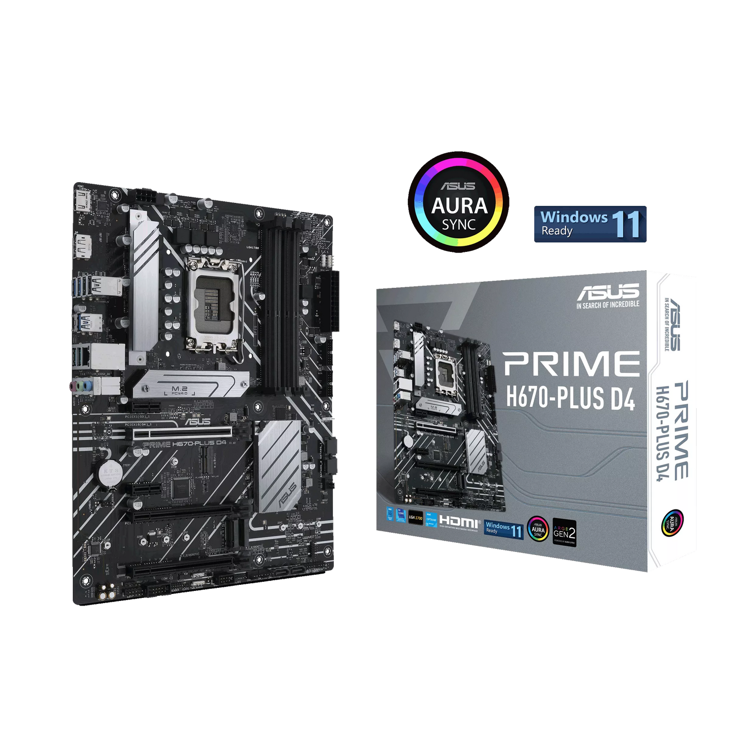 ASUS Prime H670-PLUS D4 Motherboard