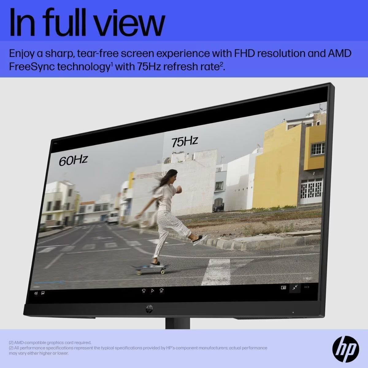 HP V22v G5 21.5-inch Full HD Monitor (Black)