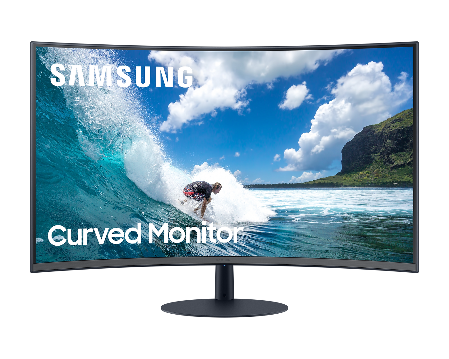 Samsung 27″ Curved Monitor LC27T550FDWXXL | 1000R Curve · 75 Hz Refresh · Full HD · FreeSync · Built-in Speakers