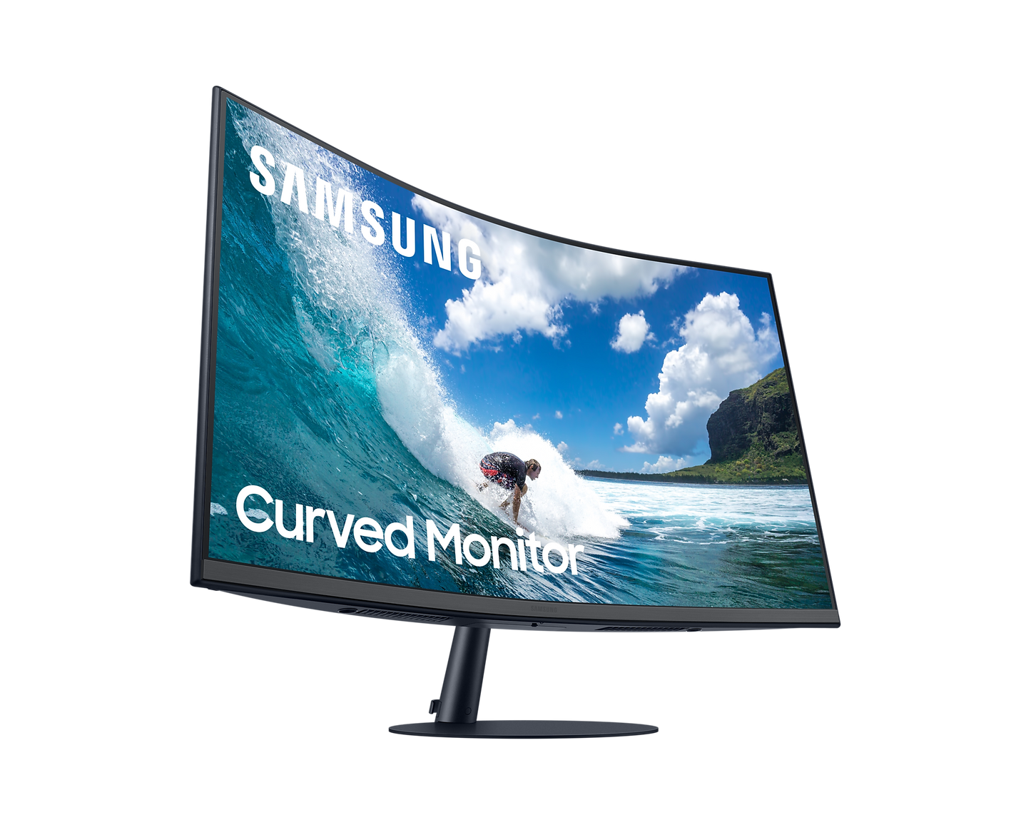 Samsung 27″ Curved Monitor LC27T550FDWXXL | 1000R Curve · 75 Hz Refresh · Full HD · FreeSync · Built-in Speakers