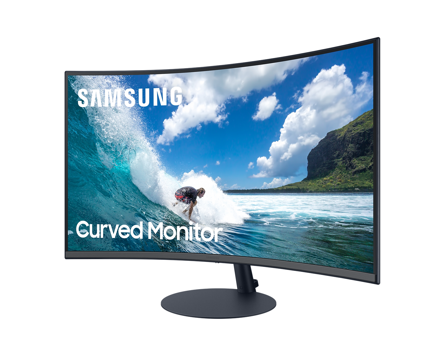Samsung 27″ Curved Monitor LC27T550FDWXXL | 1000R Curve · 75 Hz Refresh · Full HD · FreeSync · Built-in Speakers