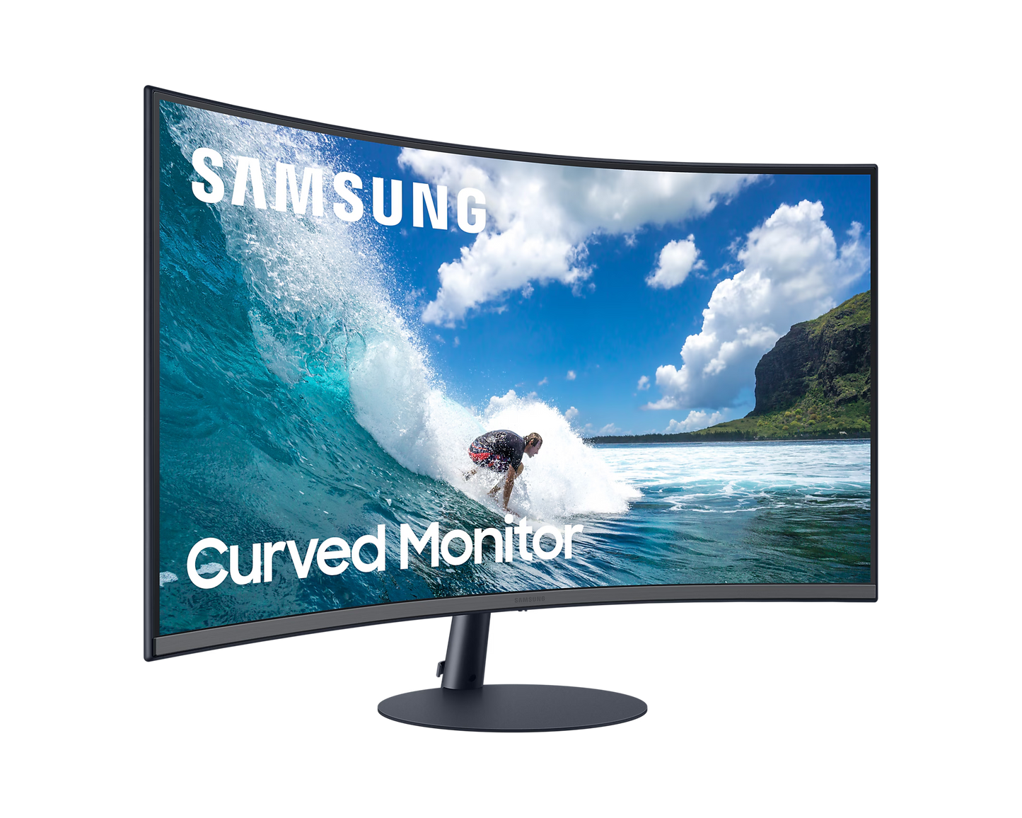 Samsung 27″ Curved Monitor LC27T550FDWXXL | 1000R Curve · 75 Hz Refresh · Full HD · FreeSync · Built-in Speakers
