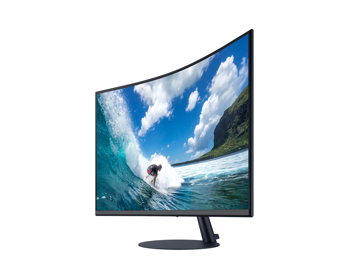 Samsung 27″ Curved Monitor LC27T550FDWXXL | 1000R Curve · 75 Hz Refresh · Full HD · FreeSync · Built-in Speakers