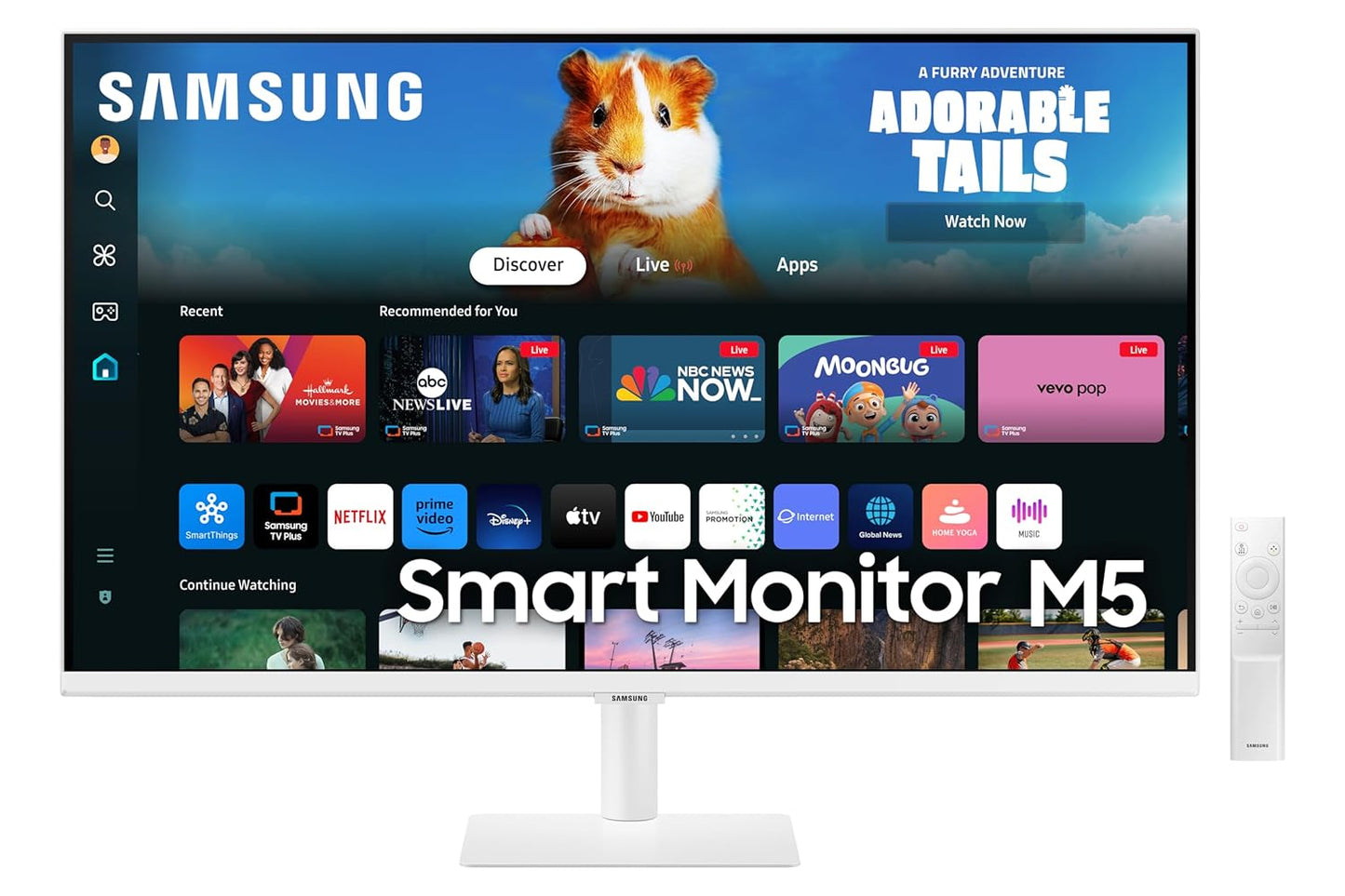 Samsung 27″ M5 Smart Monitor (LS27DM500EWXXL)