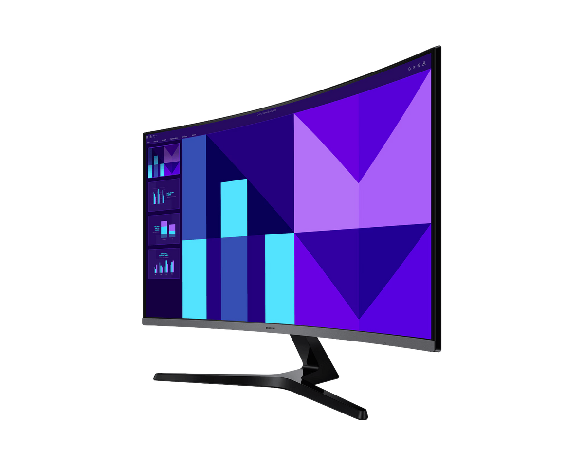 Samsung S3 S39GD Essential Monitor 32" FHD 1500R Curved 100Hz VA — Eye Saver Mode | Game Mode | Flicker Free | HDMI + D-Sub | 59% Recycled Plastic (LS32D390GAWXXL)