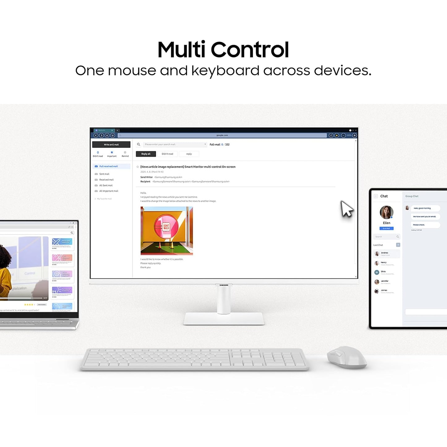 Samsung 32″ M5 Smart Monitor (LS32DM501EWXXL)