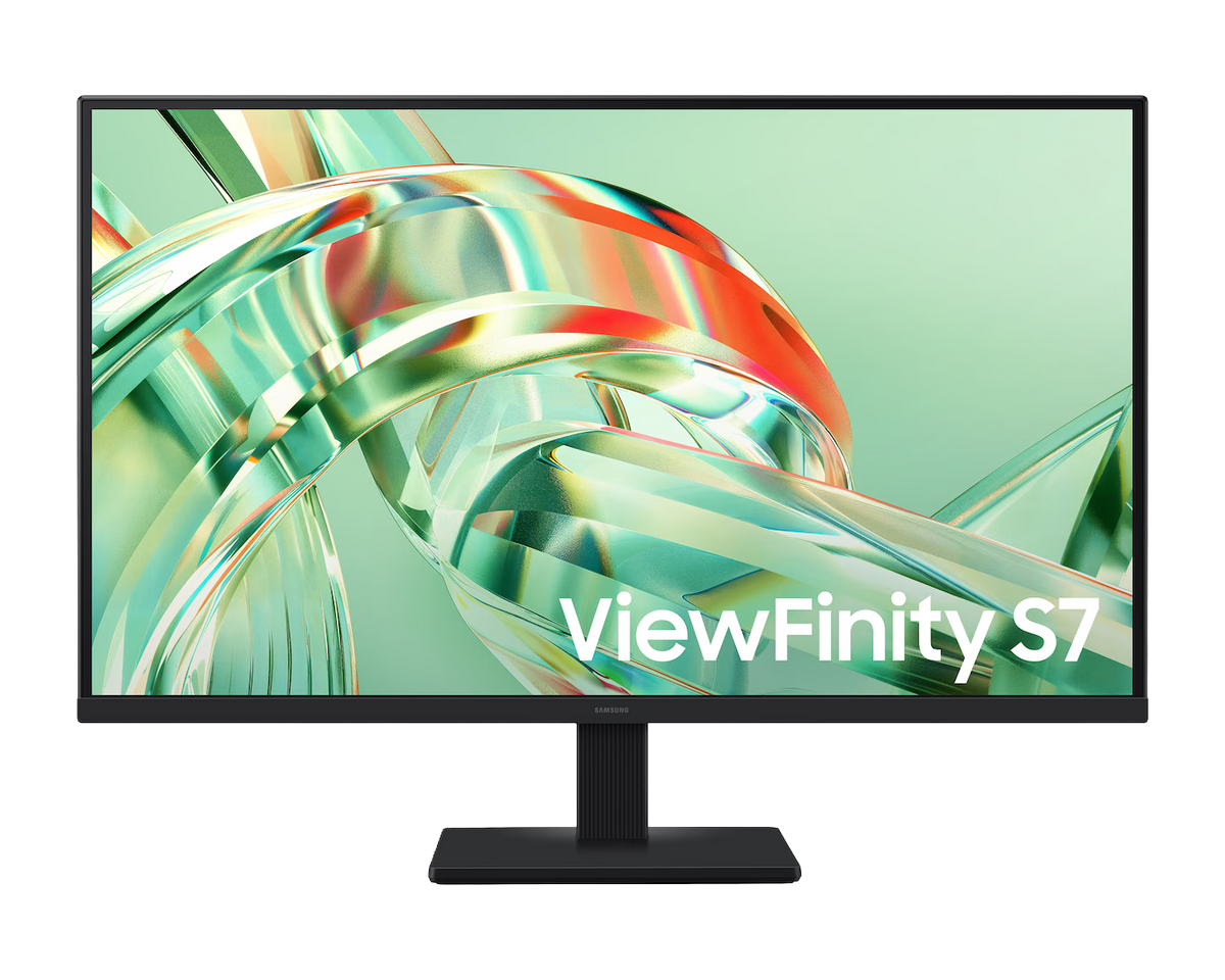 Samsung ViewFinity S7 S71H 32" 4K UHD IPS Monitor — 3840×2160 | 60Hz | HDR10 | 99% sRGB | 1.07B Colours | DP 1.2 + HDMI 2.0 | Eye Saver Mode | PiP/PbP | TÜV Flicker Free (LS32H710EAWXXL, Black)