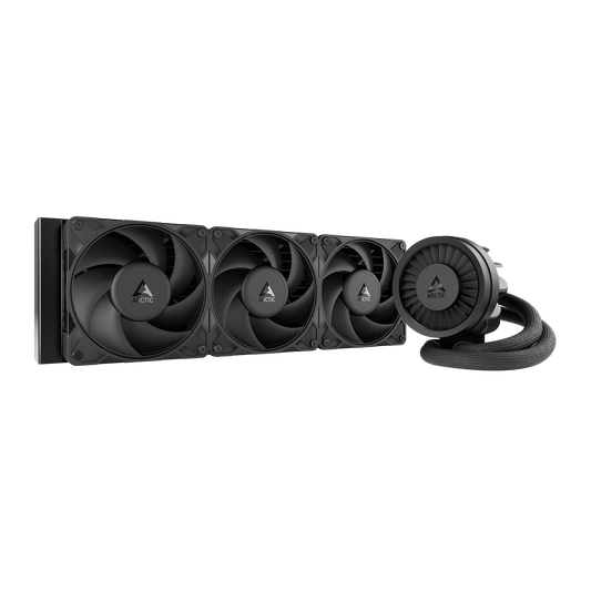 ARCTIC Liquid Freezer III Pro 360 AIO CPU Water Cooler — 360mm | 3× P12 Pro Fans | VRM Fan | Intel LGA1851/1700 | AMD AM5/AM4 | Black (ACFRE00180A)