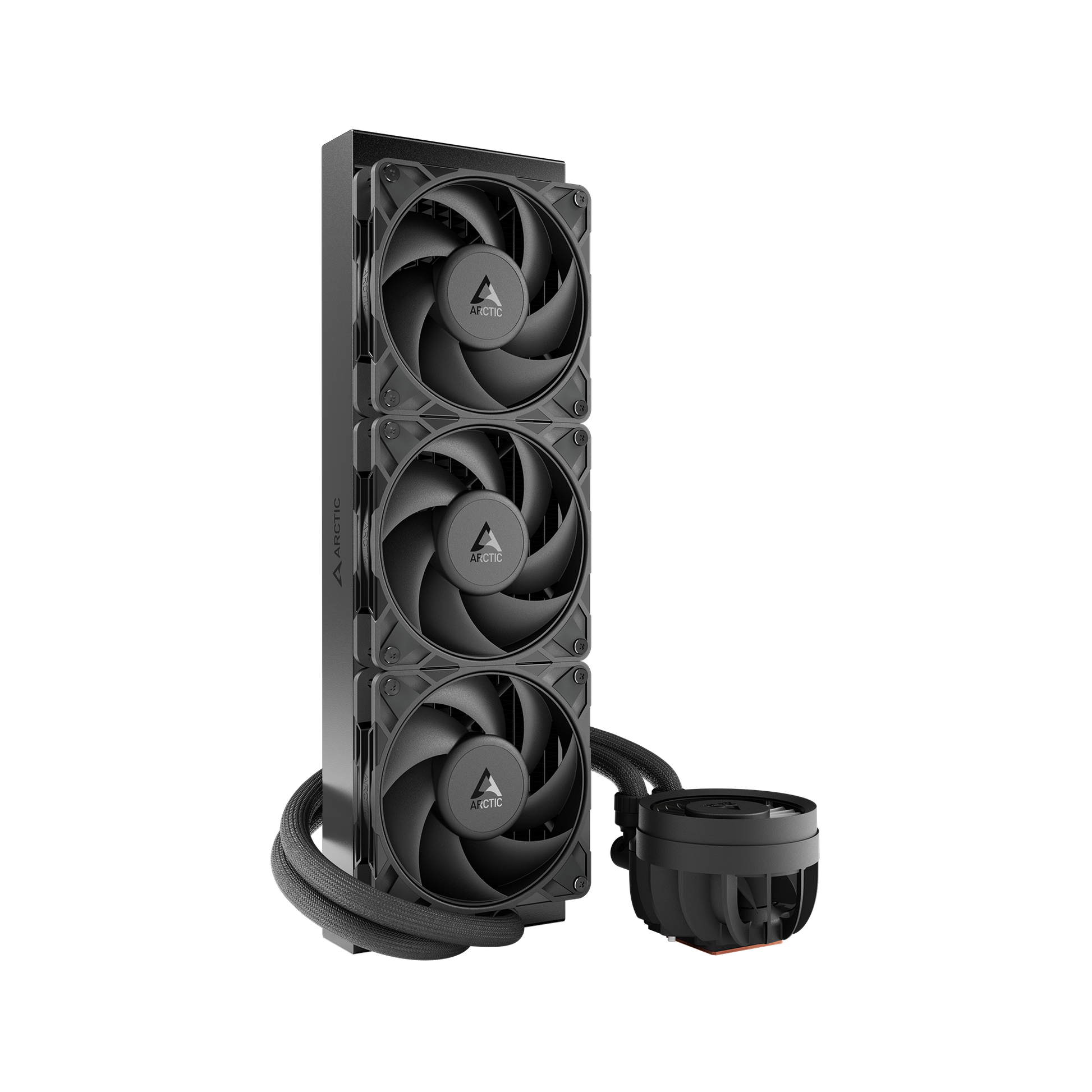 ARCTIC Liquid Freezer III Pro 360 AIO CPU Water Cooler — 360mm | 3× P12 Pro Fans | VRM Fan | Intel LGA1851/1700 | AMD AM5/AM4 | Black (ACFRE00180A)