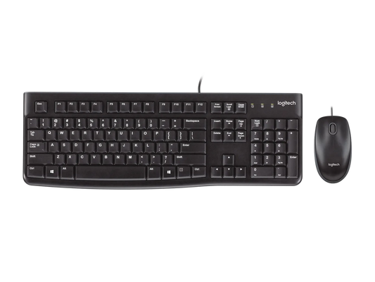 Logitech MK 120 Corded Keyboard and Mouse Combo